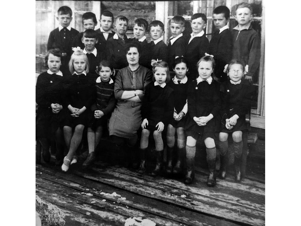 1964 год. Иртовская восьмилетняя школа, 1-й класс