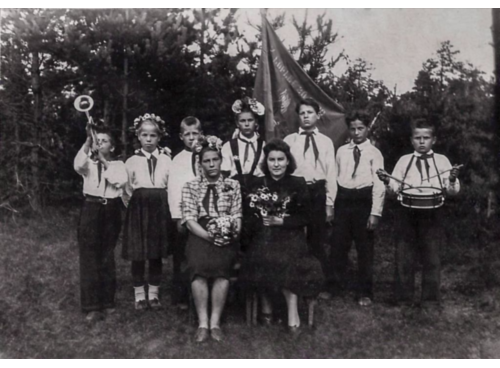 Пионерский сбор, 1956 год